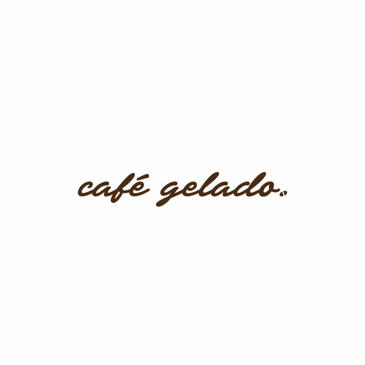 café gelado.